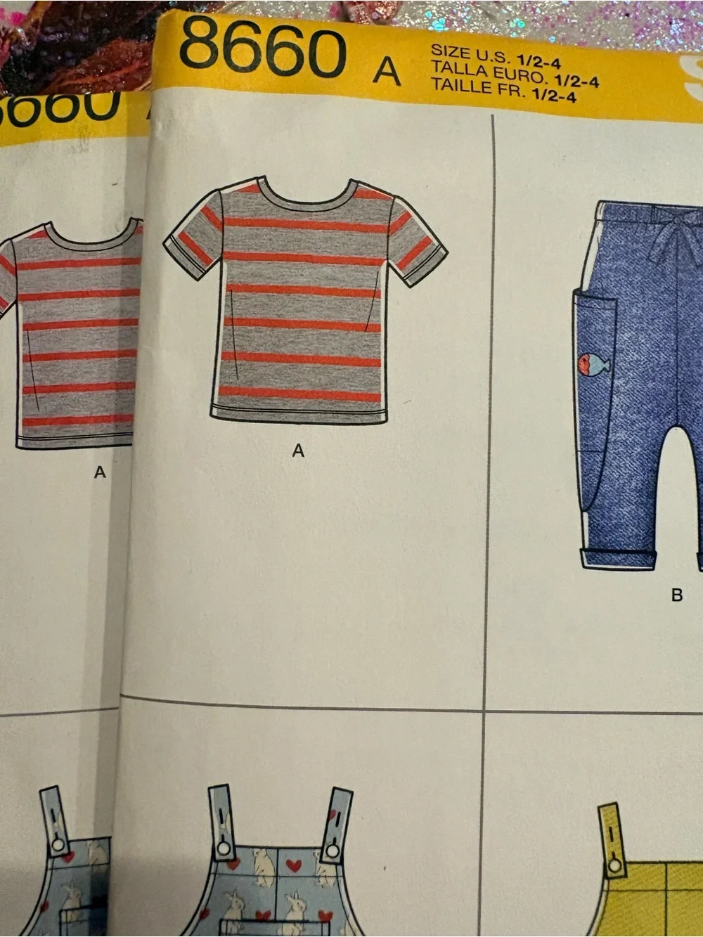 BN UNCUT SIMPLICITY 8660 A SEWING PATTERNS KIDS